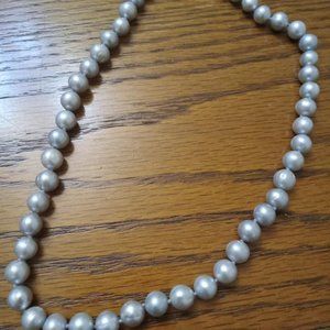 18 in platinum pearl necklace